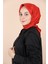 Kırmızı Levidor Düz Twill Ipek Eşarp 3