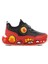 1739-B Siyah-Kırmızı Unisex Çocuk Cırtlı Sneaker 2
