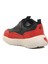 1739-B Siyah-Kırmızı Unisex Çocuk Cırtlı Sneaker 4