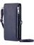 Lg G6 Rfıd Engelleme Durumda Cüzdan Uzun Kordon Fermuar Için Crossbody Durumda (Yurt Dışından) 1