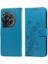 Oneplus 12 Deri Çiçek Flip Kart Yuvaları Için Flip Case (Yurt Dışından) 1