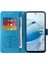 Xiaomi Redmi Için Flip Case 12 4g/5g Flip Deri Çiçek Cardyuvaları (Yurt Dışından) 4