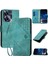 Realme C55 Kabartmalı Kelebek ve El ile Kredi Kartı Yuvası Için Flip Case (Yurt Dışından) 1