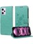Xiaomi Redmi Not 12 Için Flip Case Pro Artı Flip Kart Yuvaları Deri Çiçek (Yurt Dışından) 5