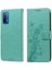 Xiaomi Redmi Not 9 Için Flip Case 4g Deri Kart Yuvaları Flip Çiçek (Yurt Dışından) 1
