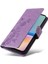 Samsung Galaxy A05S Flip Deri Çiçek Kart Yuvaları Için Flip Case (Yurt Dışından) 3