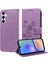 Samsung Galaxy A05S Flip Deri Çiçek Kart Yuvaları Için Flip Case (Yurt Dışından) 5