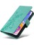 Samsung Galaxy A52S Çiçek Deri Kart Yuvaları Flip Case (Yurt Dışından) 4