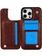 IPhone 16 Için Cüzdan Durumda Pro Max Kickstand Kart Yuvaları Çift Manyetik Pu (Yurt Dışından) 1