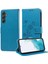 Samsung Galaxy A54 5g Deri Kart Yuvaları Için Flip Case Çiçek Flip (Yurt Dışından) 5
