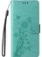 Samsung Galaxy A54 5g Deri Kart Yuvaları Için Flip Case Çiçek Flip (Yurt Dışından) 2
