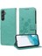 Samsung Galaxy A54 5g Deri Kart Yuvaları Için Flip Case Çiçek Flip (Yurt Dışından) 5