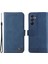 Samsung Galaxy A16 Cüzdan Deri Dokunuşlu Pu Deri Telefon Kılıfı (Yurt Dışından) 1