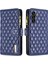 Samsung Galaxy A16 Deri Fermuarlı Cep Eşkenar Dörtgen Telefon Kapağı (Yurt Dışından) 1