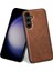 Samsung Galaxy A16 Retro Deri Kaplamalı Pc + Tpu Anti-Şok Telefon Kapağı (Yurt Dışından) 1