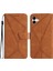 Samsung Galaxy A06 Skin-Touch Lines Pu Deri Telefon Kılıfı (Yurt Dışından) 1