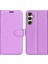 Samsung Galaxy A16 Litchi Doku Darbeye Dayanıklı Deri Cüzdan Telefon Kılıfı (Yurt Dışından) 1
