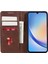 Samsung Galaxy A16 Deri Flip Darbeye Dayanıklı Buzağı Dokulu Telefon Kapağı (Yurt Dışından) 4