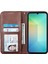 Samsung Galaxy A06 Cüzdanlı Buzağı Dokulu Pu Deri Telefon Kılıfı (Yurt Dışından) 2