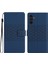 Samsung Galaxy A16 Eşkenar Dörtgen Deri Yatay Çevirmeli Telefon Kapağı (Yurt Dışından) 1
