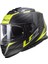 Storm 2 Nerve Mat Siyah-Neon Sarı Kask 1
