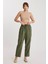 Beli Bağlamalı Çift Cep Pantolon 5