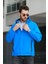 Save Baskılı Suya Dayanaklı Slim Fit Erkek Mevsimlik Mont Yağmurluk 4