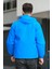 Save Baskılı Suya Dayanaklı Slim Fit Erkek Mevsimlik Mont Yağmurluk 5