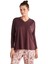 Catherines Kadın Bordo Pijama Takım 2625 3
