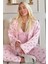 Somon Coffe Desenli Termal Sabahlıklı Kadın Pijama Takımı 1