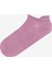 Microfiber Back Tab 3lü Pembe Patik Çorap 2