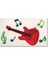 Gitar Temalı Patchwork Baskı Seti (Resim Klişesi) 6 Parça 2