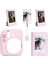 Mini 12 Pembe Slikon Kılıf Mini 28'li Albüm ve Fotoğraf Çerçeveleri Aksesuar Seti 1