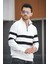 Nepido Çift Renkli Yarım Fermuarlı Balıkçı Yaka Erkek Sweatshirt 1