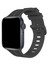 Apple Watch Uyumlu 38-40-41-42-44-45-49 mm Silinebilir Yüksek Kalite Çizgi Detaylı Esnek Yumuşak Tokalı Silikon Kordon 1