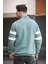 Nepido Çift Renkli Yarım Fermuarlı Balıkçı Yaka Erkek Sweatshirt 3
