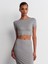 31104 Modal Crop Top-Gri 1