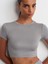 31104 Modal Crop Top-Gri 5