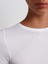 31104 Modal Crop Top-Beyaz 4