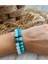 Doğal Opal ve Firuze Taşı Çift Takım, Mavi Renk, Şık ve Enerji Dolu Parça 3