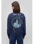 Hogwarts Baskılı Lacivert Sweatshirt 1S10265-82454 4