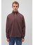 Dik Yaka Kahverengi Sweatshirt 0S10016-70260 3