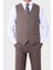 Modern ve Zarif Yelekli Erkek Takım Elbise - Slim Fit Dört Mevsim - KAW1020S 3