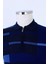 %100 Pamuk Fermuarlı Polo Yaka Kısa Kol Erkek T-Shirt - KAW6024S 1
