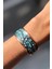 Turkuaz Bakır Bileklik ve Yüzük Seti, Yeşil Renk, şık ve doğal tasarım 3