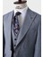 Slim Fit Viskon Karışımlı Yelekli Erkek Takım Elbise - Rahat ve Şık - KAW1004S 4