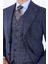 Modern ve Şık Yelekli Erkek Takım Elbise - Slim Fit Viskon Karışımlı - KAW1001S 4