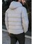 Kışlık Kapüşonlu Modern Erkek Mont - Dayanıklı Polyester Kumaş - KAV9102W 5