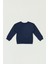Papatya Baskılı Bisiklet Yaka Kız Çocuk Sweatshirt 2