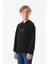 Yazı Baskılı Kapüşonlu Erkek Çocuk Sweatshirt 2